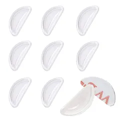 鼻パッド メガネ用 鼻パッド 10個セット 厚み3.5mm ノーズパッド ずれ落ち防止 鼻パッド 眼鏡 鼻パッドシール エアシリコン製 柔らかい メガネパッド メガネ鼻パッド メガネ跡防止 鼻当て メガネ メガネ 中空構造 ノーズ カバー 3M両面テープ