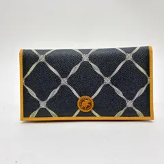 3909 HUNTING WORLD ハンティングワールド 長財布 コンチネンタル レザー ブルー系のサムネイル