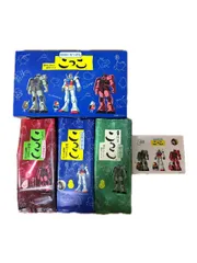 静岡 こっこ　ガンダム　45周年記念ステッカー シール　空箱　空袋３種類