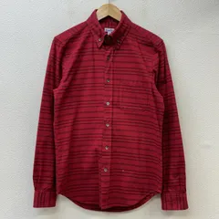 スティーブンアラン 1263-343-0179 アローズ USA製 ボーダー柄 ボタンダウンカラー メンズ XS ISItems【USED】【古着】【中古】50114544