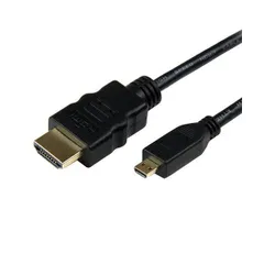 （まとめ）StarTechハイスピードHDMIケーブル イーサネット対応 1.8m HDMI(オス)-HDMI Micro(オス) ブラック HDMIADMM61本〔×3セット〕