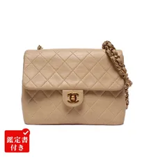 シャネル チェーンショルダーバッグ ラムスキン ゴールド金具 斜め掛け ミニマトラッセ レディース CHANEL