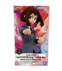 美品 BANDAI 僕のヒーローアカデミア GLITTER&GLAMOURS 麗日お茶子 フィギュア
