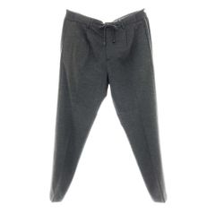 【中古】ジャブス アルキヴィオ giab's ARCHIVIO MASACCIO レーヨンナイロンポリウレタン ジャージー イージースラックスパンツ グレー【サイズ46】【メンズ】
