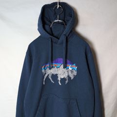 パタゴニア メキシコ製 プリントロゴ スウェットパーカー グレー L 6464 パタゴニア メキシコ製 プリントロゴ スウェットパーカー グレー L