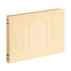 （まとめ）TANOSEEフラットファイルE(エコノミー) A5ヨコ 150枚収容 背幅18mm イエロー 1パック(10冊) 〔×10セット〕