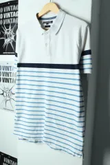 (XL-2XL) Tommy Hilfiger トミーヒルフィガー 半袖 KARA（カラ） Tシャツ ストライプ-17A76