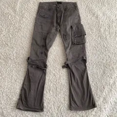 TETE HOMME テットオム　ボルテージ ギミックカーゴパンツ フレア　y2k 平成　archive サイズ5のサムネイル