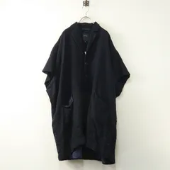 新品未使用 2023AW パドカレ pas de calais ウールパッチワークコート 36‖ネイビー アウター ジャケット 【2400014869934】のサムネイル