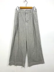 URBAN RESEARCH DOORS アーバンリサーチドアーズ コーデュロイタックワイド パンツ sizeM/グレー  ■■ レディース