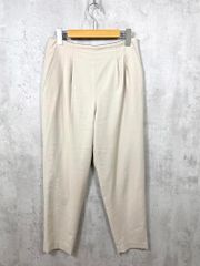 qualite カリテ アバハウス オフィス カジュアル タック入り イージースラックス パンツ size38/ベージュ ■■ レディース