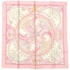 エルメス カレ90 EARLY AMERICA シルクスカーフ ピンク 未使用 - メルカリ