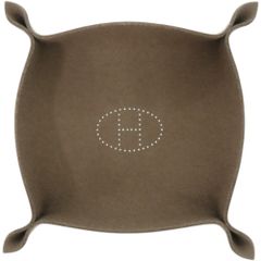 新品エルメスHERMESレザートレイ ウィドポッシュ ミーズエルランス