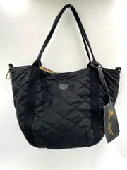 SHIPS any シップス エニィ カジュアル 別注 Folna: 2WAY キルティング バッグ 黒 ■■レディース