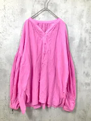 CIAOPANIC TYPY チャオパニックティピー サンドウォッシュ ボリュームスリーブ カラー ブラウス シャツ sizeone/ピンク ■◇ レディース