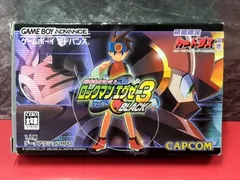 ●ロックマンエグゼ3 BLACK　カプコン　GBAソフト　箱　取扱説明書付き　ega Man Battle Network 3 Blue Version　Game Boy Advance　CIB　Japan Import　Authentic