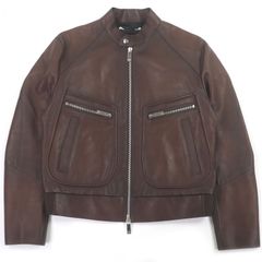 極美品】サイズ44 メゾンマルジェラ 現行ハの字シングルライダース 