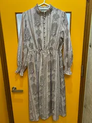Y【Y3-43】◇  axes femme    サイズM    長袖ワンピース　総柄