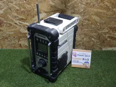 Makita マキタ 充電式ラジオ MR102W 本体のみ 白 ※アンテナ破損有 レディオ Radio 電動工具 DIY 中古品のサムネイル
