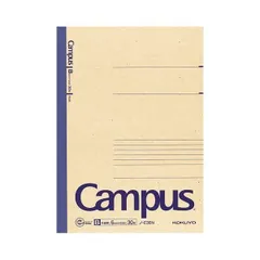 (まとめ) コクヨ 再生紙キャンパスノート(中横罫) セミB5 B罫 30枚 ノ-E3BN 1冊 〔×40セット〕