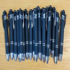 激安！新品 タッチペン付きボールペン 20本 インクは黒、本体は黒