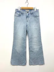 LEVI'S リーバイス A7203-0006 MIDDY FLARE フレア デニムパンツ sizeW27 L30/ライトブルー ■■レディース