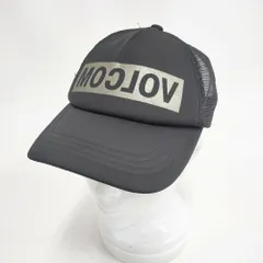 VOLCOM tagurit hat AME25-1117-01 メッシュ ロゴ 帽子 キャップ ブラック レディース ボルコム【中古】6-0306G◎のサムネイル