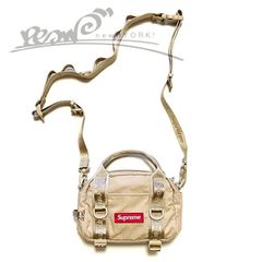 新品 未使用 Supreme ミニ ダッフル バッグ ベージュ - メルカリ