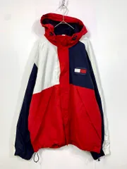 TOMMY HILFIGER トミーヒルフィガー ブロックカラー マウンテンパーカー ジャケット sizeL/トリコロール ■■◎メンズ