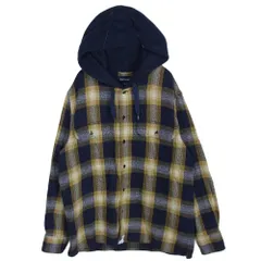 DESCENDANT ディセンダント フード付き チェック シャツ イエロー系 2【中古】のサムネイル
