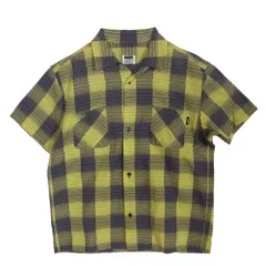 RATS ラッツ 15SS 15RS-0605 CHECK S/S SHIRTS オープンカラー ブロック チェック 半袖シャツ イエロー系 S【中古】のサムネイル