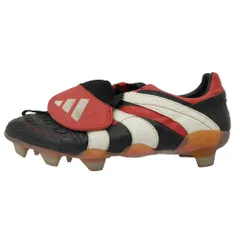adidas アディダス 98年製 VINTAGE ヴィンテージ predator アクセレレイター スパイク スニーカー ブラック系 レッド系 実寸サイズ：26cm【中古】