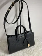 中古美品正規品　MICHAEL KORS ブラック ミニショルダーバッグ