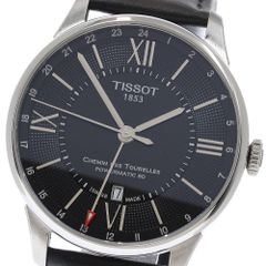 稼動 TISSOT ティソ 自動巻き T019430B 黒文字 裏スケ 腕時計 - メルカリ