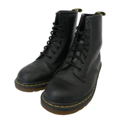 Dr.Martens ドクターマーチン 10072 8ホール レースアップ レザー ブーツ ブラック系 UK5【中古】