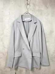 NATURAL BEAUTY BASIC ナチュラルビューティーベーシック リラクシーダブル ジャケット sizeS/ブルーグレー  ■■レディース