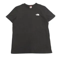 美品 23ss THE NORTH FACE ザノースフェイス Tシャツ カットソー ロゴ プリント XL 黒 ブラック メンズ 古着 中古 USED