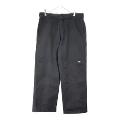 Dickies ディッキーズ ダブルニー ワークパンツ ブラック(メンズ W34 L30)中古 古着 X5809