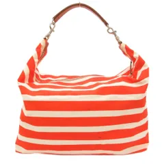 ダニエルアンドボブ ダニエル&ボブ Daniel&Bob ショルダーバッグ ボーダー キャンバス 白 ホワイト オレンジ /JS ■WGA