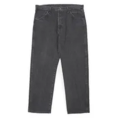 ラスラー RUSTLER 稀少サイズ 00s 2000年代 ブラックデニムパンツ ジーンズ Wrangler ラングラー傘下 ストレート USA ヴィンテージ アメリカ 古着 メンズ ズボン・パンツ 黒 W36 L29【中古】