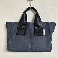 ear PAPILLONNER 25SS Kawa-Kawa NO1113 デニムトートバッグ Sサイズ ブルーのサムネイル