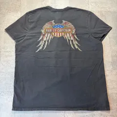 O-500 Harley Davidson ハーレーダビッドソン 立体ロゴTシャツ 00s サイズ2XL
