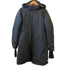 良品 HERNO ヘルノ GORE-TEX ラミナー ダウンコート 40 ブラック レディース 古着 中古 USED