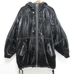 美品 MAISON SPECIAL メゾンスペシャル Enamel Puffer Blouson エナメルパファーブルゾン 21232215308 サイズF ブラック レディース 古着 中古 USEDのサムネイル