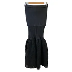 美品 CFCL シーエフシーエル FLUTED ORNAMENT MERMAIDスカート CF009KG073 サイズ3 ブラック レディース 古着 中古 USEDのサムネイル