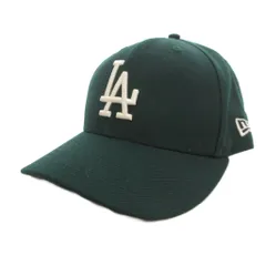 ニューエラ NEW ERA 59FIFTY クーパーズダウン ロサンゼルス ドジャース キャップ 帽子 ウール 刺しゅう 7.5 緑 /UO