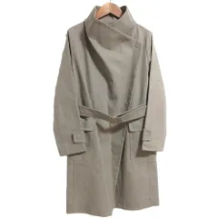 良品 Max Mara CITY マックスマーラシティ ベルテッドコート 36サイズ ベージュ レディース 古着 中古 USEDのサムネイル