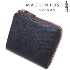 未使用 マッキントッシュロンドン 薄型 デボスロゴ ヌメ革