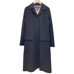美品 LOUIS VUITTON ルイヴィトン モノグラム ベルト付き リバー チェスターコート FHC030NUV サイズ36 ネイビー レディース 古着 中古 USEDのサムネイル