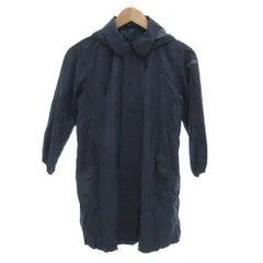 ファミリア Familiar レインコート フード付き チェックパイピング 130 ネイビー /UO